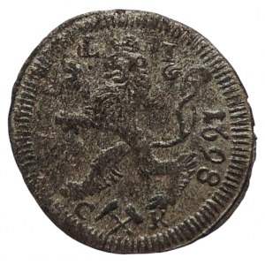 Leopold I. 1657-1705, 1/2 krejcar 1698 CK Kutná Hora-Krahe