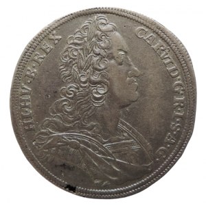 Karel VI., 1711 - 1740, 1/2 tolar 1723 IPW Kutná Hora-Weyer