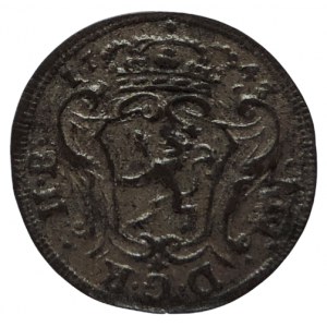 Marie Terezie 1740-1780, 1/2 krejcar 1743 Praha-Scharff