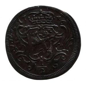 Marie Terezie 1740-1780, 1/2 krejcar 1746 Praha-Kramer