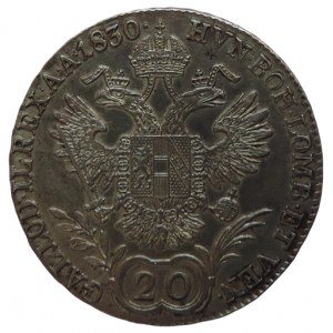Franz II. 1792-1835, 20 krejcar 1830 C Prag