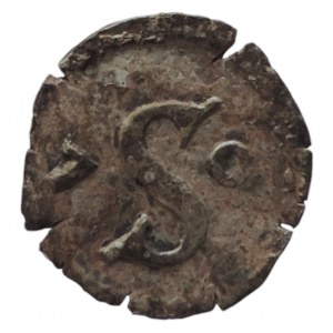 Těšín, Václav III. Adam 1528-1579, haléř 1570, mincovna Skočov, Kopicki 5537 RR