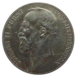 Liechtenstein, Johann II. 1858-1929, 5 kor. 1904 R
