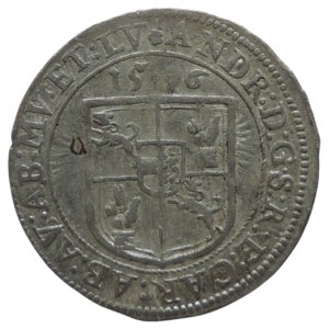 Murbach a Lüders, opatství, Andreas von Österreich, 3 krejcar 1596