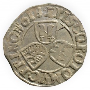 Olomouc bishopric, František kard. Dietrichstein 1599-1636, 3 krejcar 1618 HP