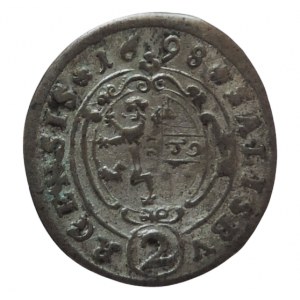 Salzburg arcibisk., Johann Ernst 1687-1709, 2 krejcar 1698
