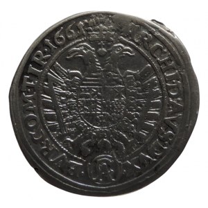 Leopold I. 1657-1705, XV krejcar 1661 CA Vídeň-Cetto