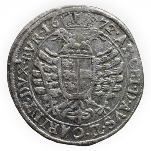 Leopold I. 1657-1705, 6 krejcar 1672 Svatý Vít