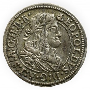 Leopold I. 1657-1705, 3 krejcar 1669 Hall