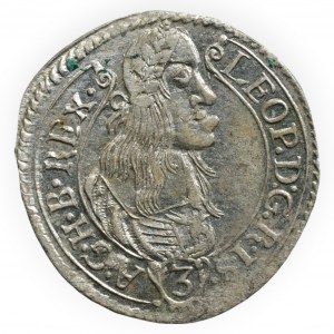 Leopold I. 1657-1705, 3 krejcar 1662 KB