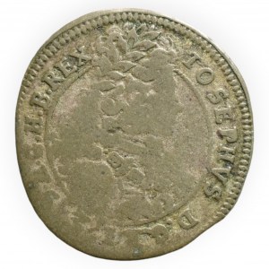 Josef I. 1705-1711, 3 krejcar 1709 CH/P-W Bratislava-Wödrödy