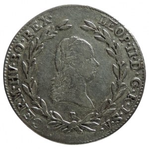 Leopold II, 20 krejcar 1792 B