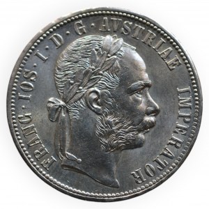 FRANTIŠEK JOSEF I. 1848 - 1916, zlatník 1877 b.z.