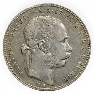 FRANTIŠEK JOSEF I. 1848 - 1916, zlatník 1880 KB