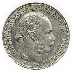 FRANTIŠEK JOSEF I. 1848 - 1916, zlatník 1887 KB