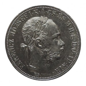 FRANTIŠEK JOSEF I. 1848 - 1916, goldsmith 1887 KB