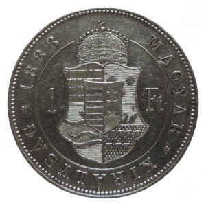 FRANTIŠEK JOSEF I. 1848 - 1916, zlatník 1888 KB