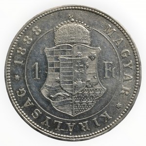 FRANTIŠEK JOSEF I. 1848 - 1916, zlatník 1888 KB