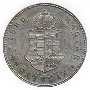 FRANTIŠEK JOSEF I. 1848 - 1916, zlatník 1888 KB