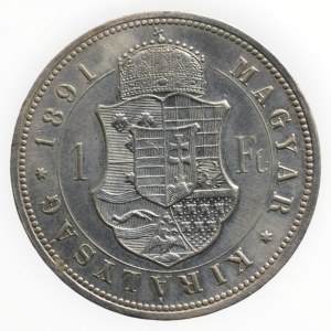 FRANTIŠEK JOSEF I. 1848 - 1916, zlatník 1891 KB