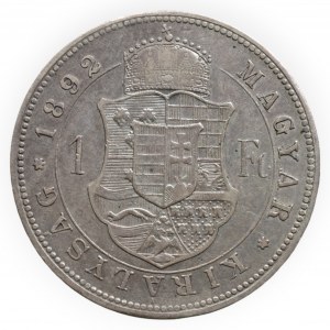 FRANTIŠEK JOSEF I. 1848 - 1916, zlatník 1892 KB