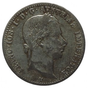 FRANTIŠEK JOSEF I. 1848 - 1916, 1/4 zlatník 1860 V