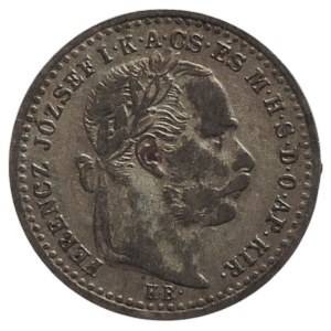 FRANTIŠEK JOSEF I. 1848 - 1916, 10 krajczár 1870 KB