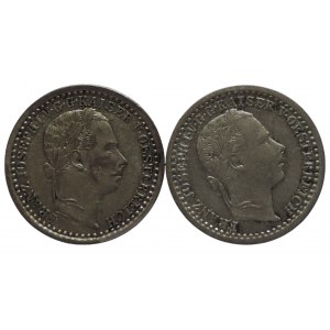 FRANTIŠEK JOSEF I. 1848 - 1916, 5 krejcar 1858 A, 1859 A 2ks