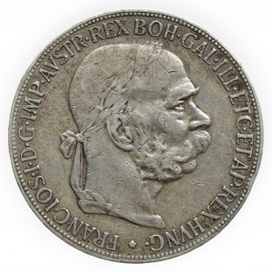FRANTIŠEK JOSEF I. 1848 - 1916, 5 kor. 1907 b.z.