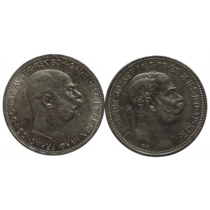 FRANTIŠEK JOSEF I. 1848 - 1916, 1 kor. 1915 b.z., 1915 KB 2ks