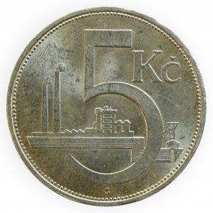 Tschechoslowakei 1918-1939, 5 CZK 1929