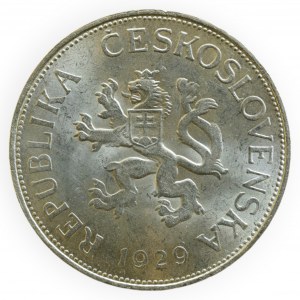 Tschechoslowakei 1918-1939, 5 CZK 1929
