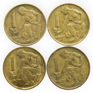 Československo 1945-1989, 1 Kč 1969, 1970, 1971, 1975