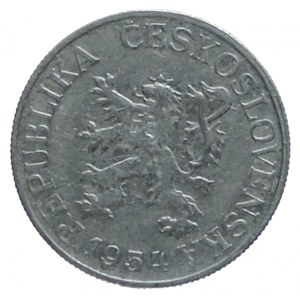 Československo 1945-1989, 25 hal. 1954, nie česky. R