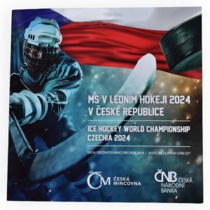 Sada oběžných mincí 2024 MS v ledním hokeji v ČR