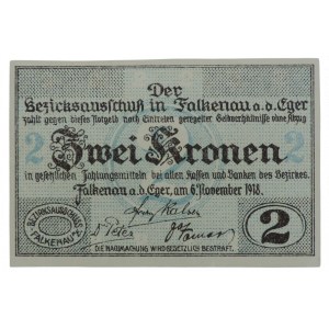 Emergency, Falkenau a.d.Eger - Sokolov Zwei Kronen 6. November 1918
