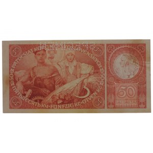 ČSR 1918-1939, 50 Kč 1929 Aa 703057 perf.