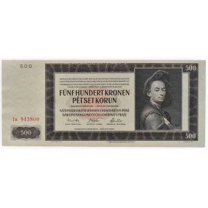 Protectorate B+M, 500 K 1942 Ia 943800