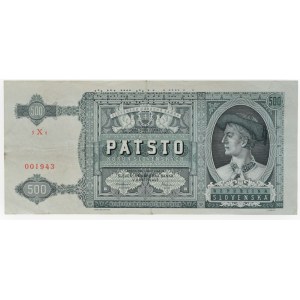 Slovakia 1939-1945, 500 Ks 1941 5Xt 001943