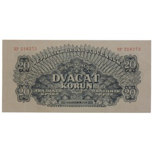 Československo 1944-1945, 20 K 1944 KP 218273 perf.