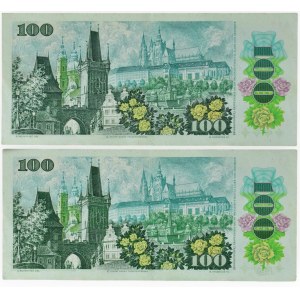 ČSR 1945-1989, 100 Kčs 1989 A19 501297, A19501298
