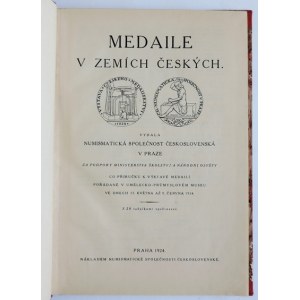 Numismatická společnost československá, Medaile v zemích českých, vydáno 1924 R