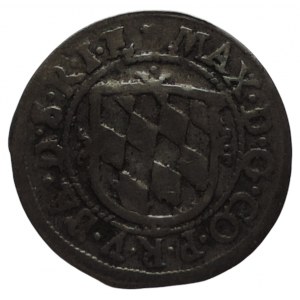 Bavaria - Palatinate, Maximilian I. 1623-148, 2 kreuzar 1624 Heidelberg with titl. Ferdinand II, Hahn 151 R