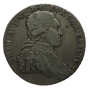 Sasko-Albertinská linie, Fridrich August III. 1763 - 1806, 2/3 tolaru 1797 IEC Drážďany