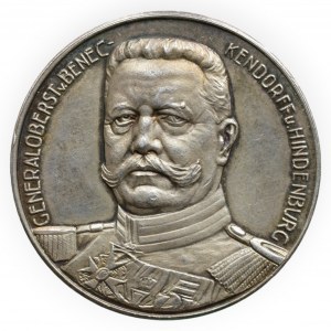 Prussia, Wilhelm II. 1888-1918, Prussia - Ag medal 1914 Hindenburg