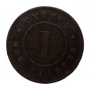 Kypr, Viktorie, 1 Piastre 1910 R