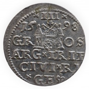 Poland-Riga, Sigismund III. Vasa 1587-1632, III groschen 1598