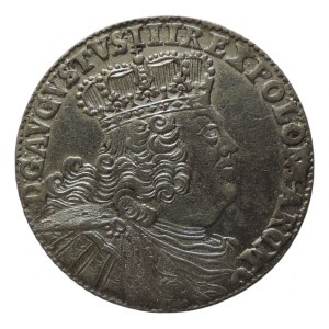 Polen, August III. 1733-1763, 18 Groschen 1754, Kopicki 2111