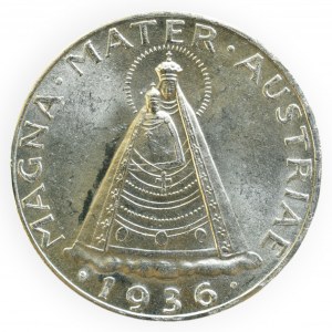 Austria, 5 schilling 1936, madonna