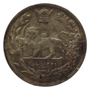 Írán, šach Réza 1925-1941, 2000 Dinár 1927 Ag